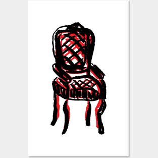 3D Chair Posters and Art